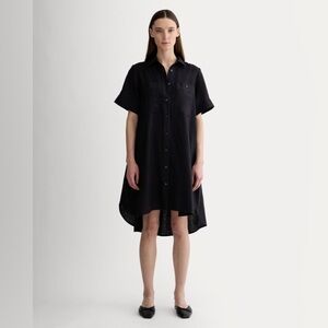 Everlane NWOT The Daytripper Dress Linen Black Size XXL